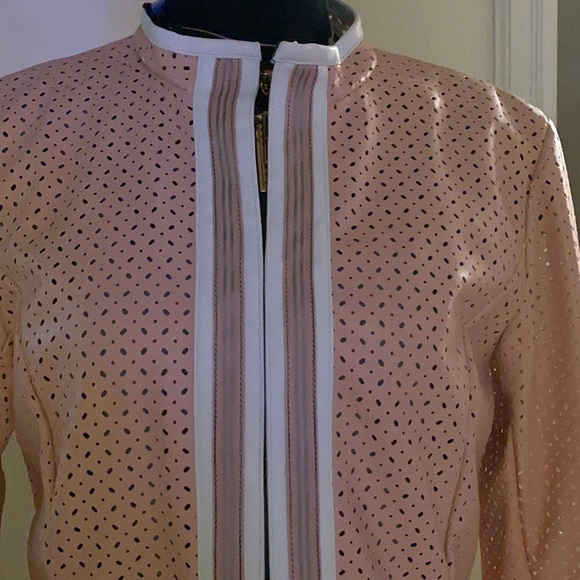 Yest eyelet faux leather jacket - Picture 2 of 5